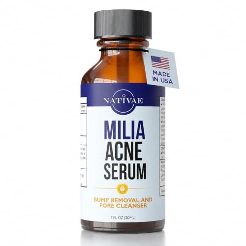 Milia Remover Treatment for Eyes & Face - Milia Spot Treatment with Salicylic Acid & Tea Tree Oil -...