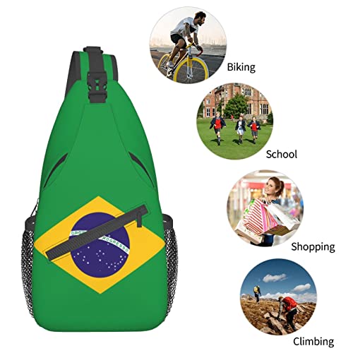 Morrales de bandolera unisex bandera Brasil miniatura 7