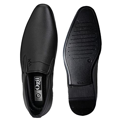 Image of Slip-on Flexible Shoes for Men's /Casual Office Use Wedding Formal Boys Uniform Dress Daily