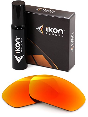 Polarized Ikon Iridium Replacement Lenses for Oakley X-Metal Juliet Sunglasses - Fire Orange Mirror
