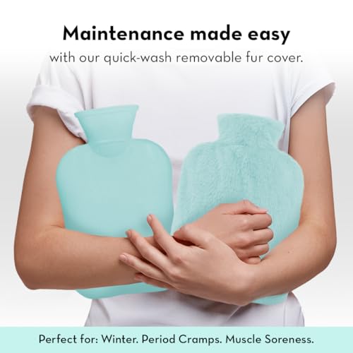 PLUSH Store PLUSH Cuddle Buddy Hot Water Bag 1000ml with Fur Cover - Image 4