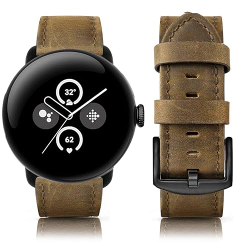 Correa de cuero para Google Pixel Watch 41/45mm miniatura 1