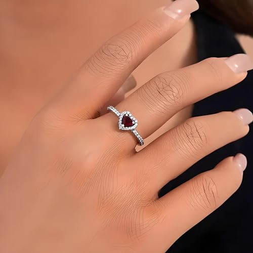 Heart ring Love CZ Cubic Zircon Double Heart Sparkling Ring for Women's Wedding Day Ring Gift Jewelry-RHE-0511N55-32568074557264594