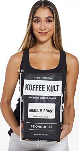 Koffee Kult Koffee Kult Medium Roast Smooth And Flavorful Medium Roast Whole Coffee Beans- Perfect For A Relaxing Cup Anytime (Medium Roast, 80 Ounces) #TOP5
