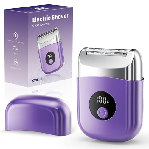 Rasoir électrique de voyage étanche IPX7 pour femme active et nomade