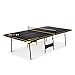 MD Sports Official Size Table Tennis Table, with Paddle and Balls, Blue/White