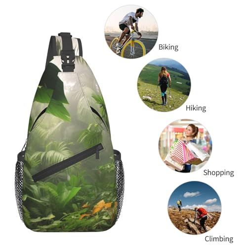 Bolso cruzado para hombre mochila de pecho tipo bandolera miniatura 6
