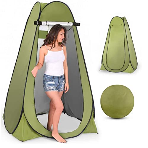 Shower Tent Pop Up Privacy Tents Portable Changing Dressing Room Shelters Room Outdoor Camping Bathroom Toilet Tent With Tote Bag Waterproof For Outdoors Indoors Hiking Beach Sun Shelter Picnic #TOP23
