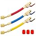 BE-TOOL R134A R410A R22 R12 AC Charging Hoses, 1/4
