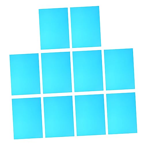 10pezzi Gel filtro Colorati Trasparenti Per Illuminazione Fotografica e Video Pellicole Per Studio Led Blu Per Effetti Creativi e Progetti Artistici