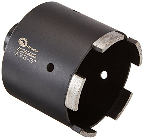 Toolocity SCB0300D 3-Inch Monster Dry/Wet Diamond Granite/Concrete Core Drill Bits/Hole Saws