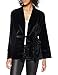 Produktbild Amazon-Marke: find. Damen Taillierte Velours-Jacke, Schwarz (Black), 36, Label: S