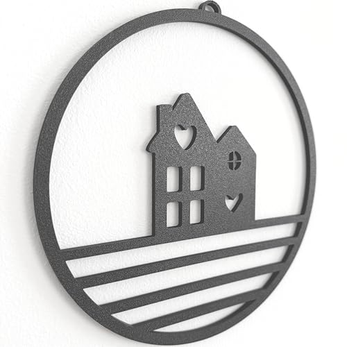 Wunderschöner Fensterkranz in skandinavischem Design - als Fensterdeko, Fensterhänger, Herz Deko, Hängedeko, Fensterschmuck, Fensterbild, Frühlingsdeko, Wohnzimmerdeko