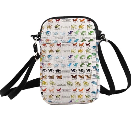 Image of PXTIDY Dragon Novel Crossbody Bag Dragon Character Lover Gift Dragon Novel Party Themed Bag Gift