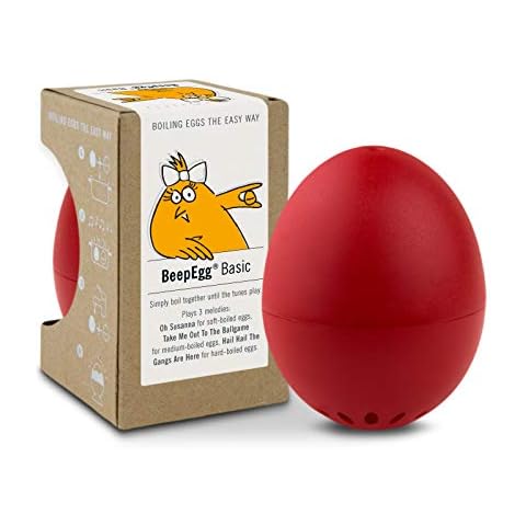 Brainstream Beepegg Egg Timer Basic, Red Cover