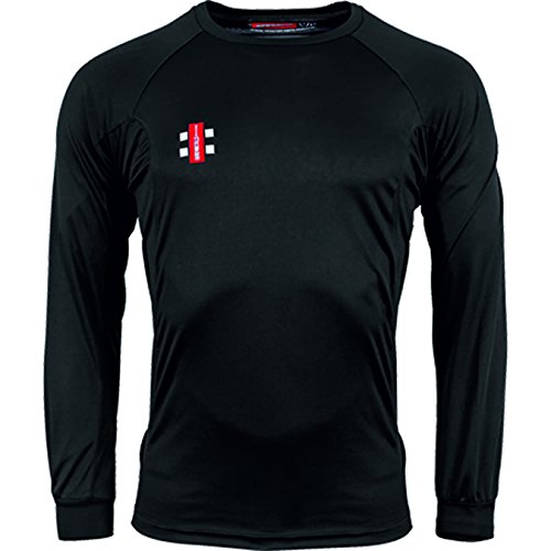 Gray-Nicolls Herren Matrix Long Sleeve T-Shirt XXL Schwarz Cover