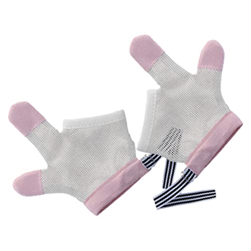 Newborn Must-Haves Hand Correction Device Thumb Sucking Guard Soft Mesh Gloves for Boys and Girls
