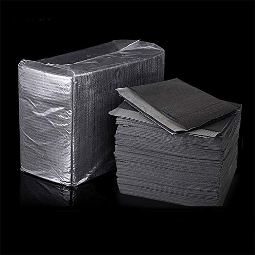 Jconly Dental Bibs - 125PCS Waterproof Tattoo Piercing Bibs Disposable 3 Ply Dental Patient Bib Tattoo Tray Covers Waterproof Napkins Dental Napkin Tattoo Supplies Tattoo table mat - Thumbnail 7
