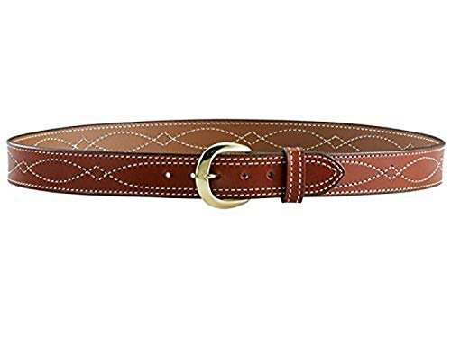 Aker Leather Products Lined Fancy Stitch Belt