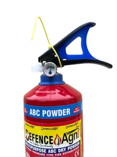 Image of ABC Powder Type 2 Kg Fire Extinguisher (Red) | ISI Certified | Suitable for Home, Office, Car, Kitchen, Shops & Industrial Use