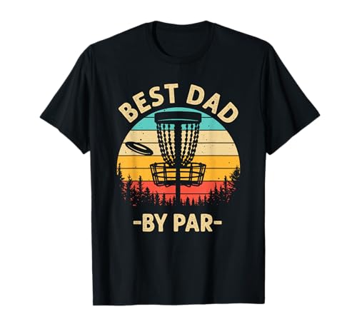 Cool Disc Golf Para Hombres Papá Torneo Deportes Mejor Papá Por Par Camiseta