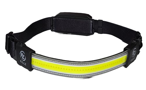 Killz Products New 2025 DX HEADLAMP - Brighter White Light with Solid Red Light for Stealth