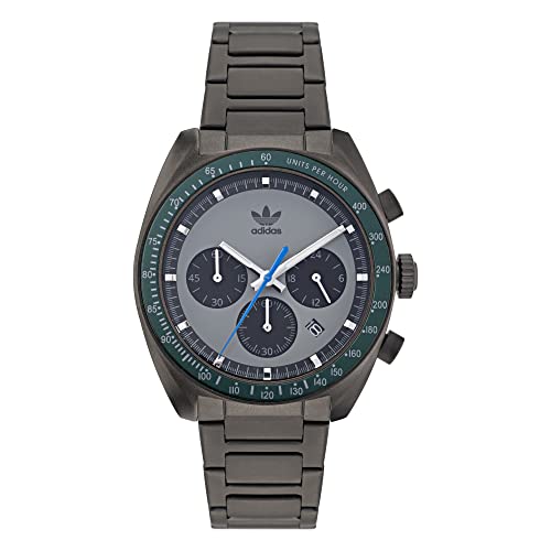 adidas Originals AOFH22007 Reloj unisex con esfera de metal, Negro, Correa, Negro , Pulsera