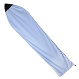 AMSLSIU Surfbretttasche, robuste und leichte Schutzhülle für Surfbretter, Hardboard Schutztasche, Wassersportzubehör, Hellblau und Weiß, 183 cm