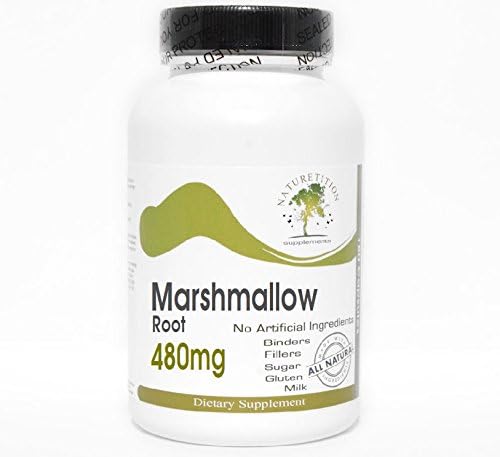 Marshmallow Root 480mg ~ 200 Capsules - No Additives ~ Naturetition Supplementss