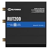 Teltonika Router 4G (LTE) - Cat 4 hasta 150 Mbps, 3G - hasta 42 Mbps, 2G - hasta 236,8 kbps [RUT200]