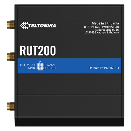 Teltonika RUT200 [EU] INDUSTRIALE ROUTER CELLULARE Garanzia: