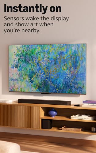 Image of Amazon Fire TV 75 inch Omni QLED Series (newest model), 4K Ultra HD smart TV, HDR10+, Dolby Vision, Dolby Audio, quad-core processor, find shows faster with Alexa+