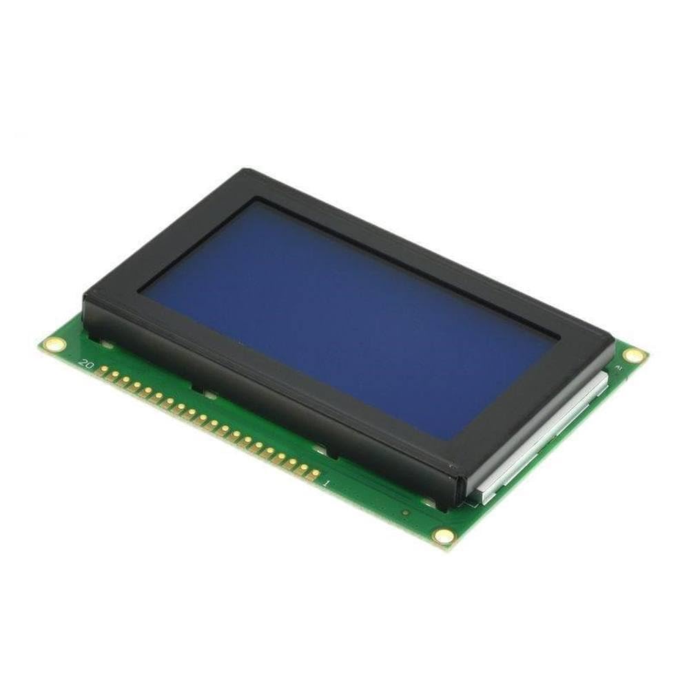 12864A 3.2 Inch 128x64 LCD Screen Module LCD Display Module Blue IIC/I2C 5V KS0108