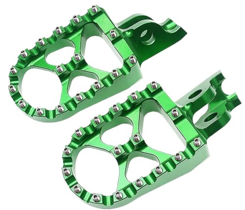 Repose-Pieds Moto en Aluminium Vert pour KX 250 et KX 450
