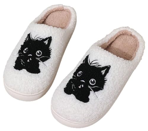Plush Animal Slippers for Women Men Winter Warm Home Slippers Indoor Outdoor Comfortable Fuzzy House Shoes