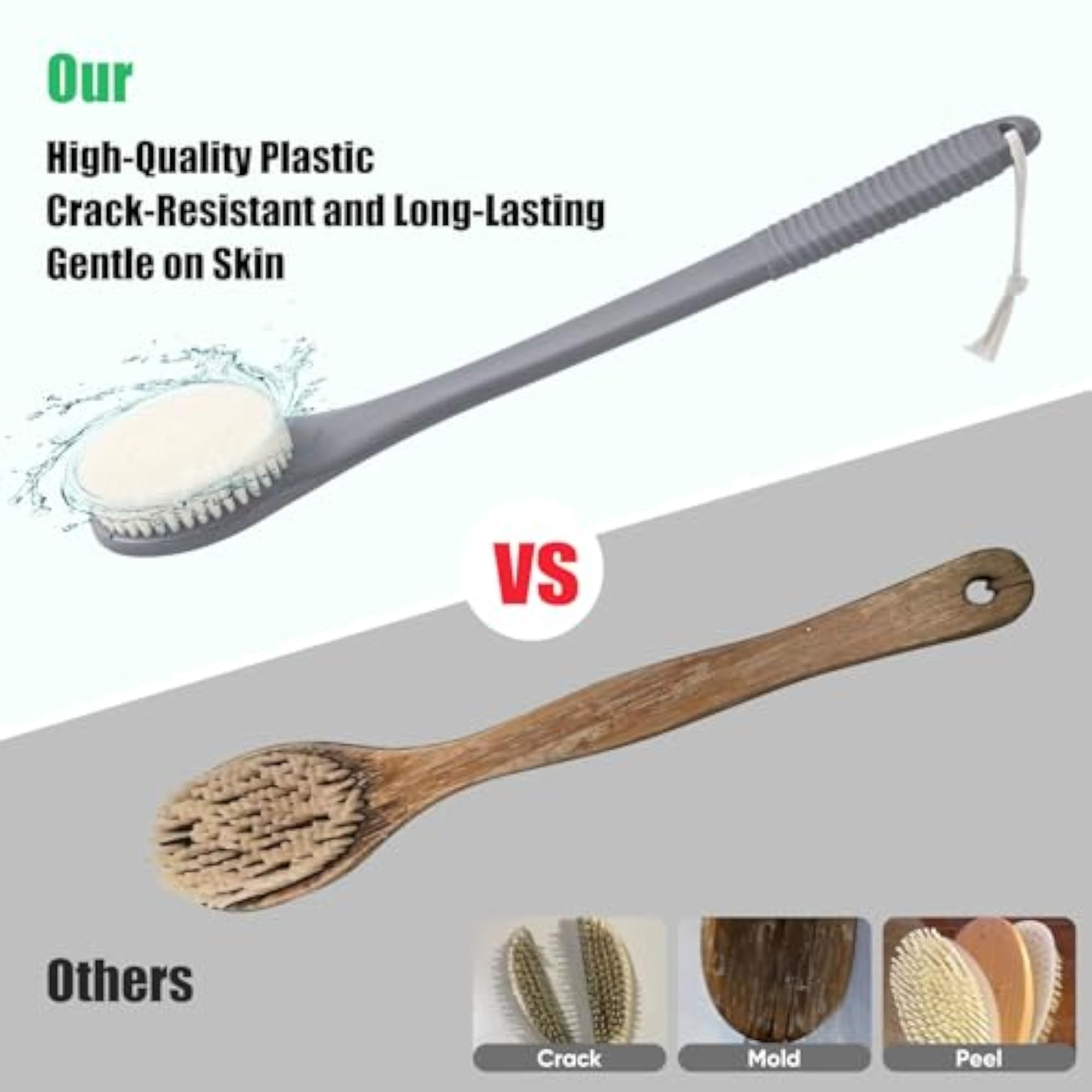17-Inch Back Scrubber for Shower