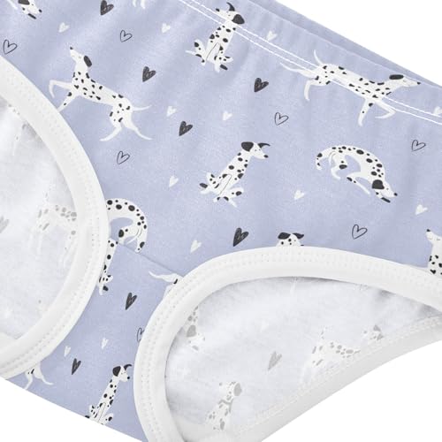 Girls' Underwear Cartoon Dalmatian Dog Cotton Stretch Comfort Toddler Panties4