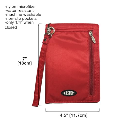 Image of Big Skinny Women's Plus Size myPhone Bi-Fold Slim Wallet, Holds Up to 20 Cards