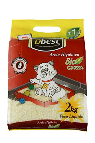 AREIA HIGIÊNICA DBEST BIO GROSSA 2 Kg