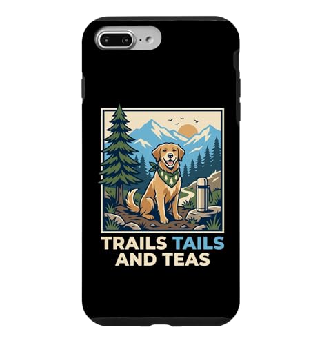 Trails Tails And Teas �}�E���e���n�C�J�[ �h�b�O�E�H�[�J�[ �X�}�z�P�[�X iPhone 7 Plus/8 Plus �p