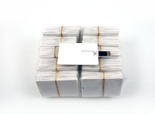 100 1GB Flash Drive - Bulk Pack - USB 2.0 Credit Card Design
