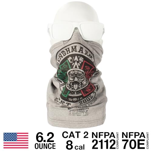 Image of BENCHMARK FR Flame Resistant Face Mask Neck Gaiter - CAT2 - Made in the USA