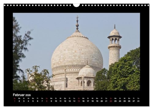 Taj Mahal Calendrier 2026 Impression Premium CALVENDO Format A3 - 5