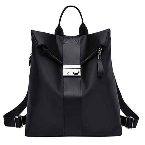 Sac à dos ordinateur femme noir grande capacité pour loisirs et voyage