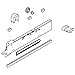 241883605 Refrigerator Slide Assembly Genuine Original Equipment Manufacturer (OEM) Part