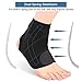 Ankle Support Brace, Adjustable Compression Ankle Support Wrap with Dual-Spring Stabilizers, Foot Ankle Brace for Arthritis, Sprains, Ankle Strain Pain Relief and Recovery(1 Piece)