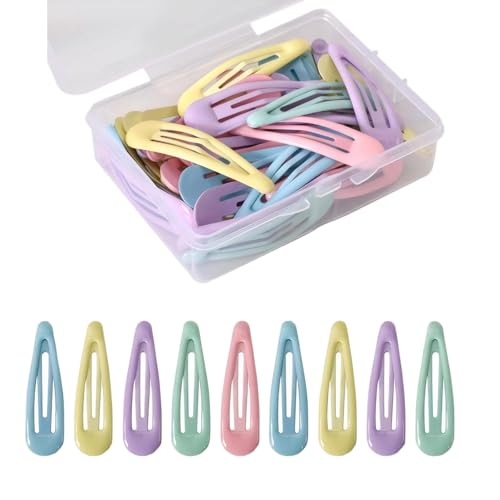 Fermagli per Capelli a Scatto, 40 Pezzi Mollette Bambina Donna