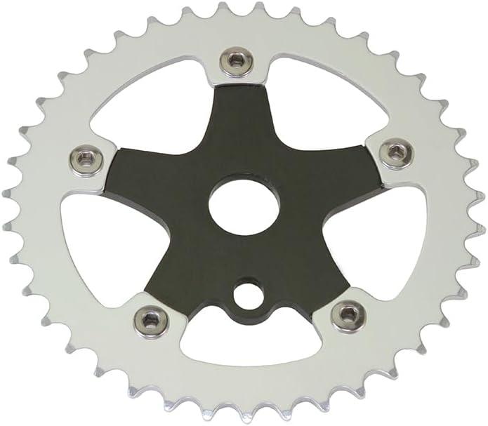 Bicycle Alloy 39 Teeth Single Speed Chainring/Sprocket Spider Style Bike, Multiple Colors