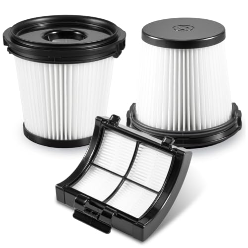Mellbree Ersatzfilter für Shark IW3612EU HEPA Waschbarer Filter für Shark Detect Pro Kompatibel mit IW3612EUT IW3612AMZEU IW3611DE IW3611EU IW3613EUT BU3521EU (1 Rückfilter+2 Vorfilter)