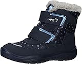 Wechselbare Einlegesohle Superfit Crystal warm gefütterte Gore-Tex Schneestiefel, BLAU/HELLGRAU 8000, 27 EU